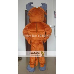 Muscle Stronge Ox Mascot Costume Adult Bull Costume