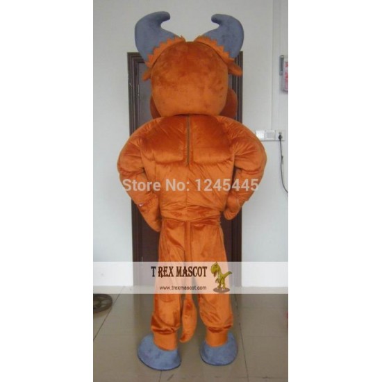 Muscle Stronge Ox Mascot Costume Adult Bull Costume