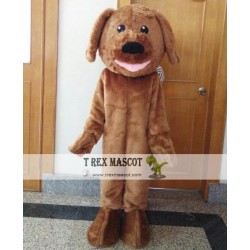 Carnival Anime Costume Adult Brown Puppy Dog Mascot Costume