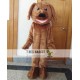 Carnival Anime Costume Adult Brown Puppy Dog Mascot Costume