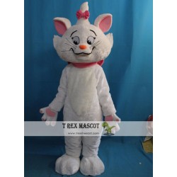 Costume Mascot Eva White Cat Costume For Adult