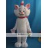 Costume Mascot Eva White Cat Costume For Adult