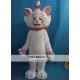 Costume Mascot Eva White Cat Costume For Adult