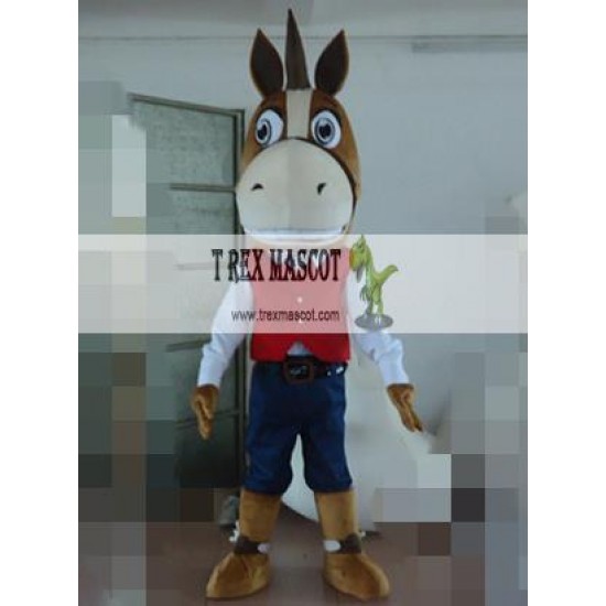 Cool Horse Mascot Costume For Adults