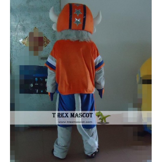 Old Bulls Mascot Costume Adult Bull Costume