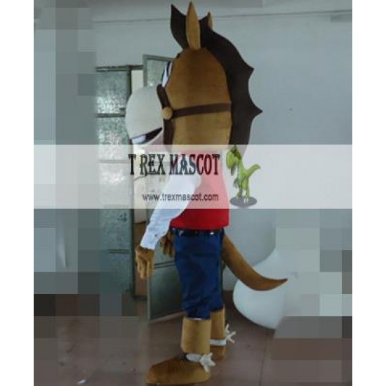 Cool Horse Mascot Costume For Adults