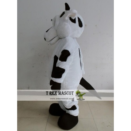 White And Black Cow Mascot Costume Adult Cow Costume