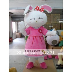 Funny Bunny Mascot Costume For Adult