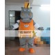 Grey Bull Mascot Costume Adult Bull Costume