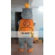 Grey Bull Mascot Costume Adult Bull Costume