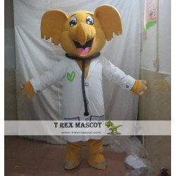 Doctor Elephant Mascot Costume For Adult