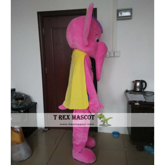 Pink Elephant Costume Elephant Mascot Elephant Mascot Costume For Adult