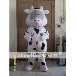 Adult Cow Mascot Costume Cattle Cow Costume