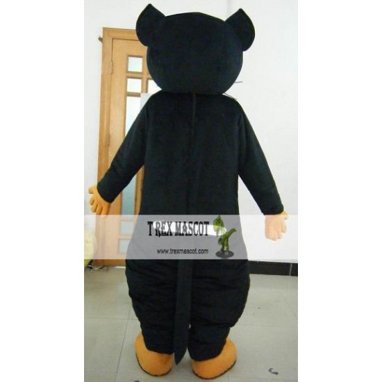 Mascot Costume Black Adult Mouse Costume