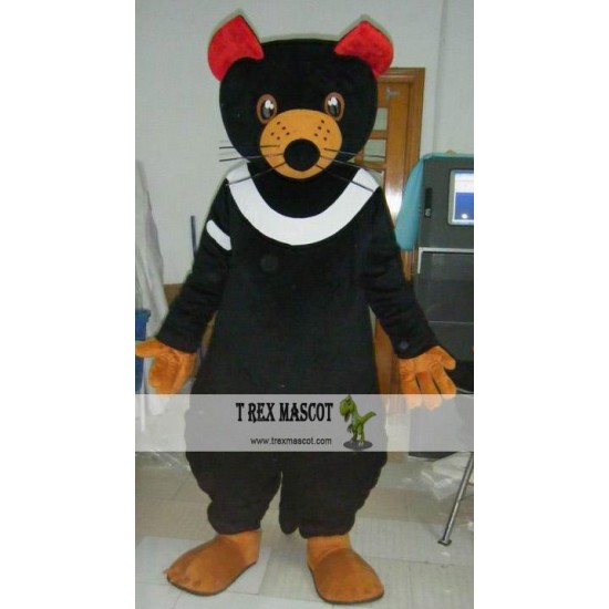 Black Mouse Mascot Costume Plush Mouse Costume