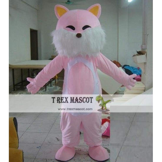 Pink Cat Mascot Costume Cat Woman Costume