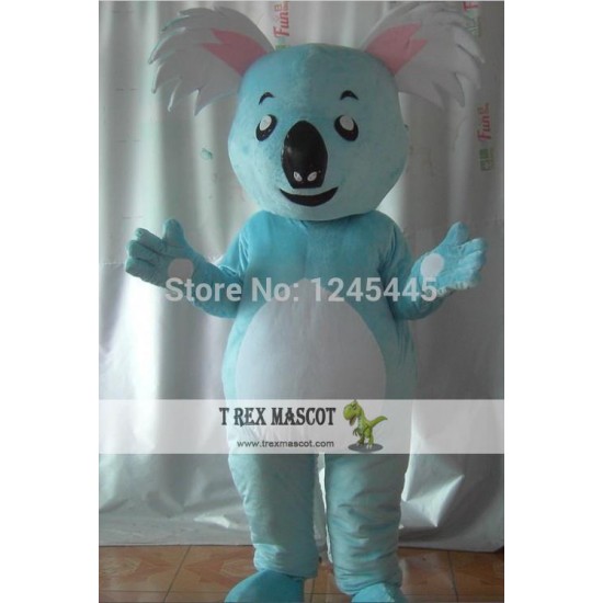 Adult Blue Koala Costume Mascot