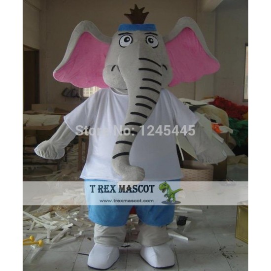 Elephant Mascot Costume Adult Elephant Costume