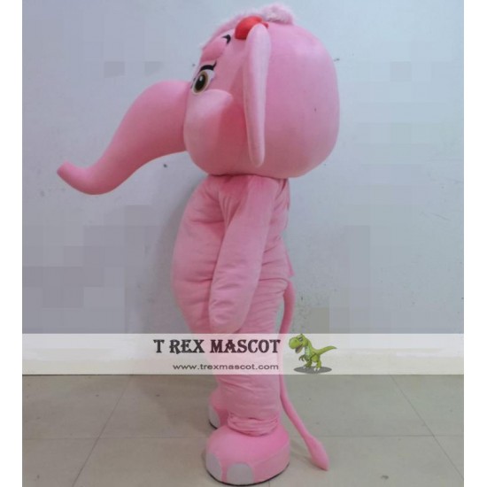 Pink Elephant Costume Adult Elephant Mascot Costume