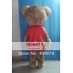 Adult Ted Bear Mascot Costume