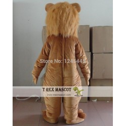 Long Plush Lion Mascot Costume For Adult