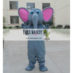 Grey Elephant Mascot Costume Adult Elephant Costume