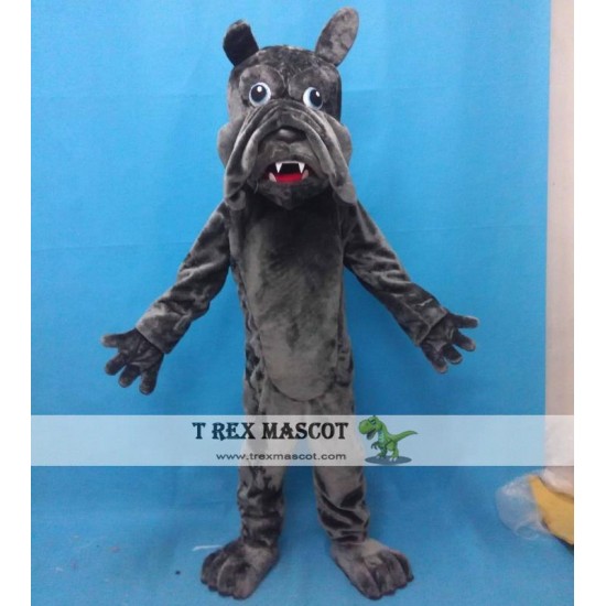 Big Dog Mascot Costume Adult Gray Dog Costume