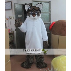 Black Fur Cat Mascot Costume Adult Cat Costume