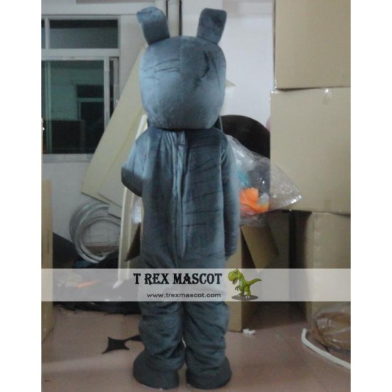 Big Dog Mascot Costume Adult Gray Dog Costume