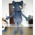 Grey Big Eye Cat Mascot Costume Adult Cat Costume