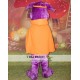 Purple Dog Mascot Costume Adult Dog Costume