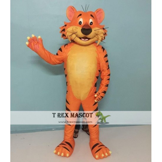 Happy Tiger Mascot Costume For Adult