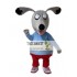 Funny Grey Dog Mascot Dog Mascot Costume For Adult