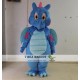 Blue Dragon Mascot Costume For Adults