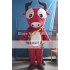 Adult Yak Costume Red Yak Mascot Yak Mascot Costume