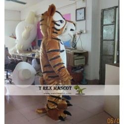 Forest Tiger Mascot Costume For Adult