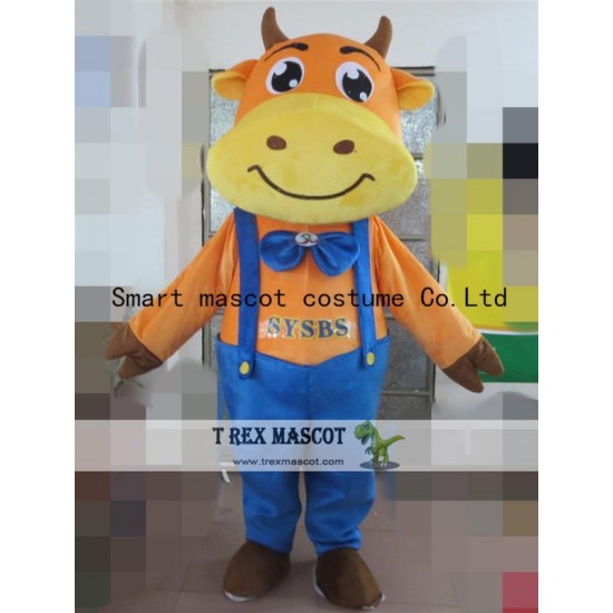 Hamsome Cow Mascot Costume Cow Adult Cow Costume