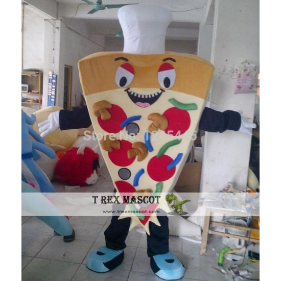 Delicous Food Costume Pizza Mascot Costume For Adult