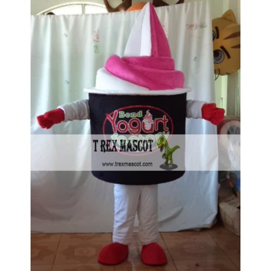 Frozen Yogurt Masct Costume For Adult