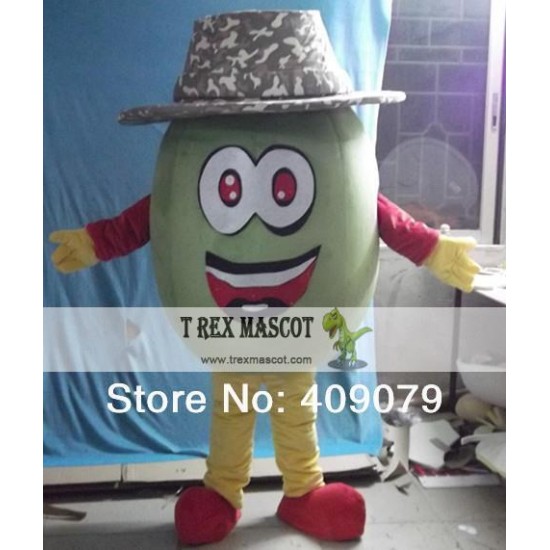 Adult Kiwi Fruit Mascot Costume