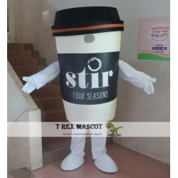 Adult Coffee Cup Mascot Costume