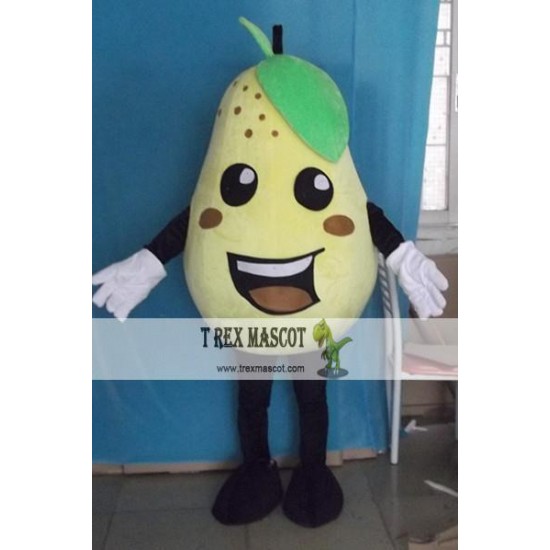 Pear Mascot Costume For Adult