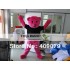 Pink Adult Bear Mascot Costume