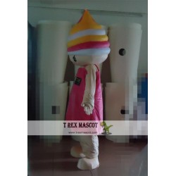 Adult Mascot Costume Ice Cream