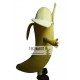 Banana Mascot Costume With Smiling Face For Adult