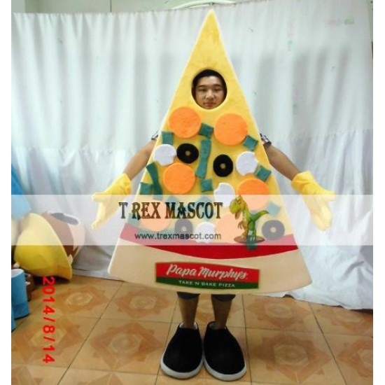 Pizza Mascot Costume For Adults