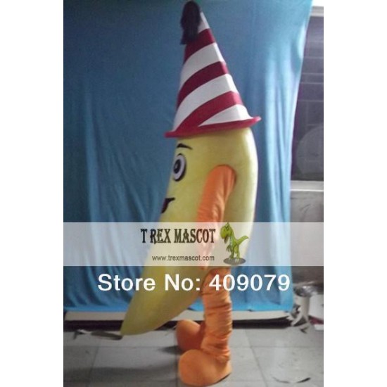 Adult Banana Mascot Costume