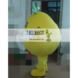 Adult Yellow Pear Mascot Costume