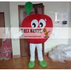 Adult Red Apple Mascot Costume Fruit Mascot Costumes