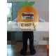 Orange With A Big Smile Mascot Costume Adult Orange Mascot